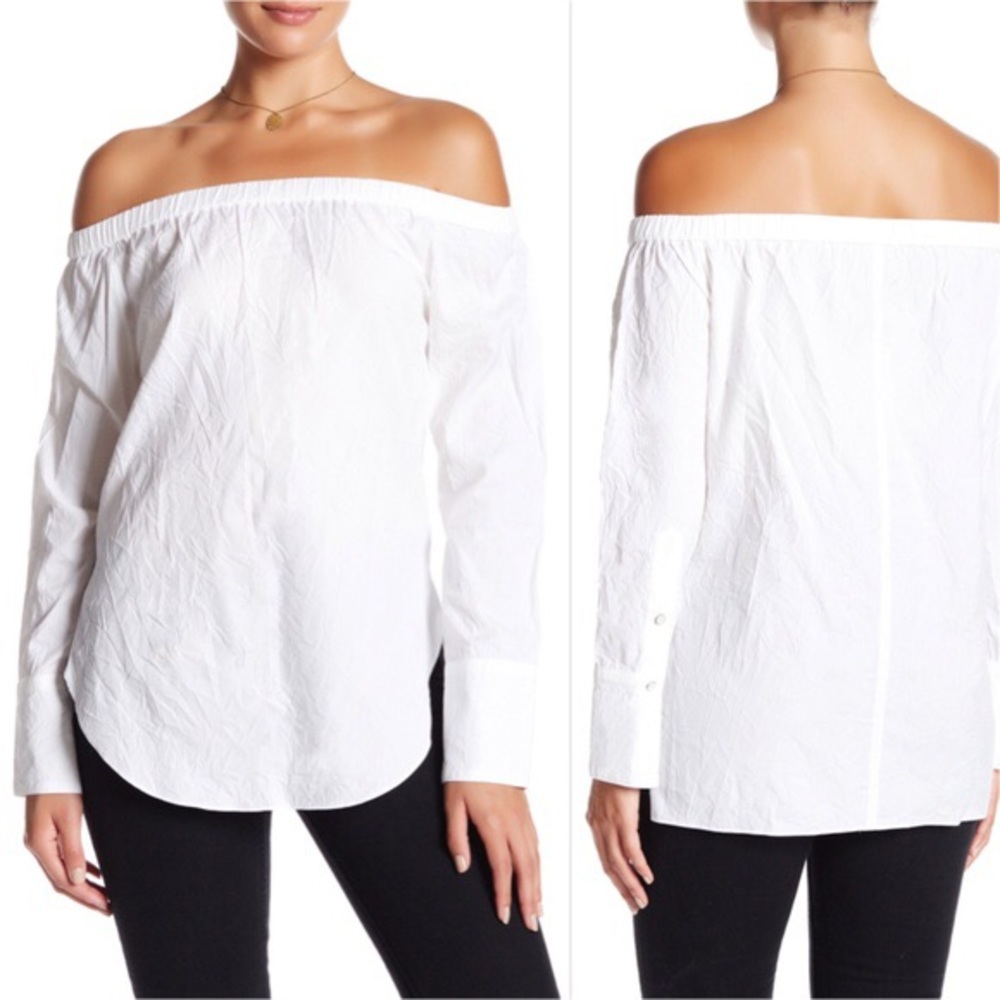 Rag & Bone • GRETA elastic off shoulder top Sz M